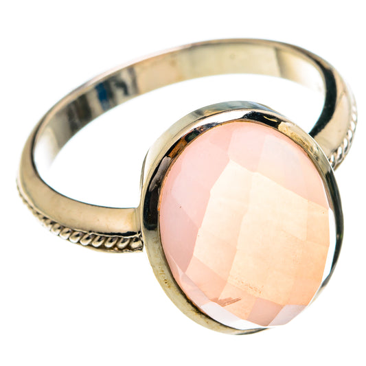 Rose Quartz Rings handcrafted by Ana Silver Co - RING84327