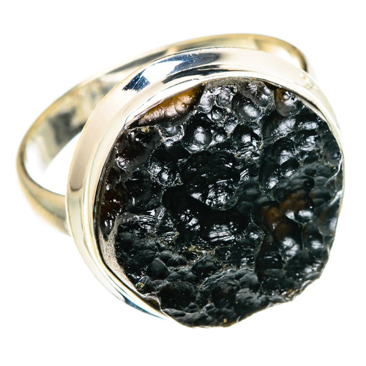 Tektite Rings handcrafted by Ana Silver Co - RING84334 - Photo 2