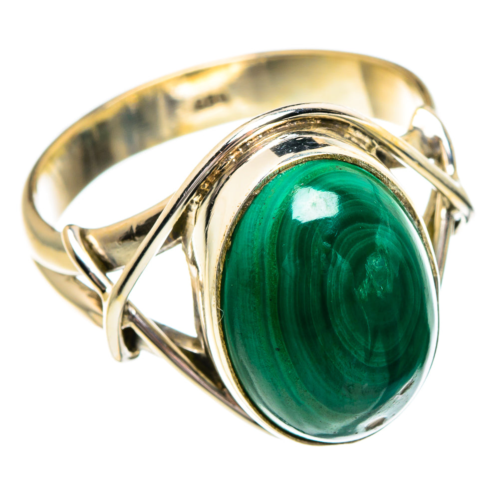Malachite Rings handcrafted by Ana Silver Co - RING84356