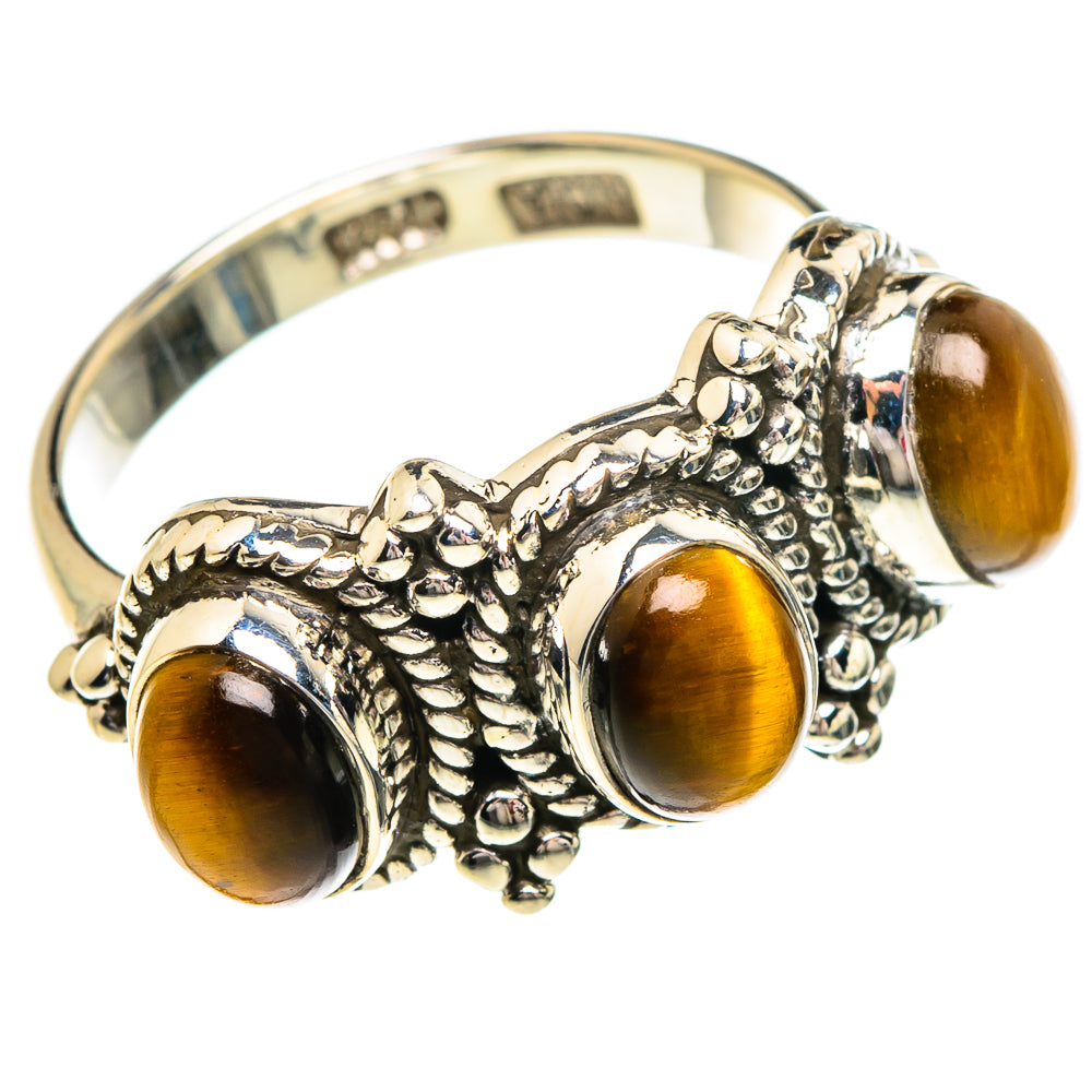 Tiger Eye Rings handcrafted by Ana Silver Co - RING84360