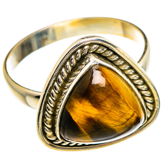 Tiger Eye Rings handcrafted by Ana Silver Co - RING84361
