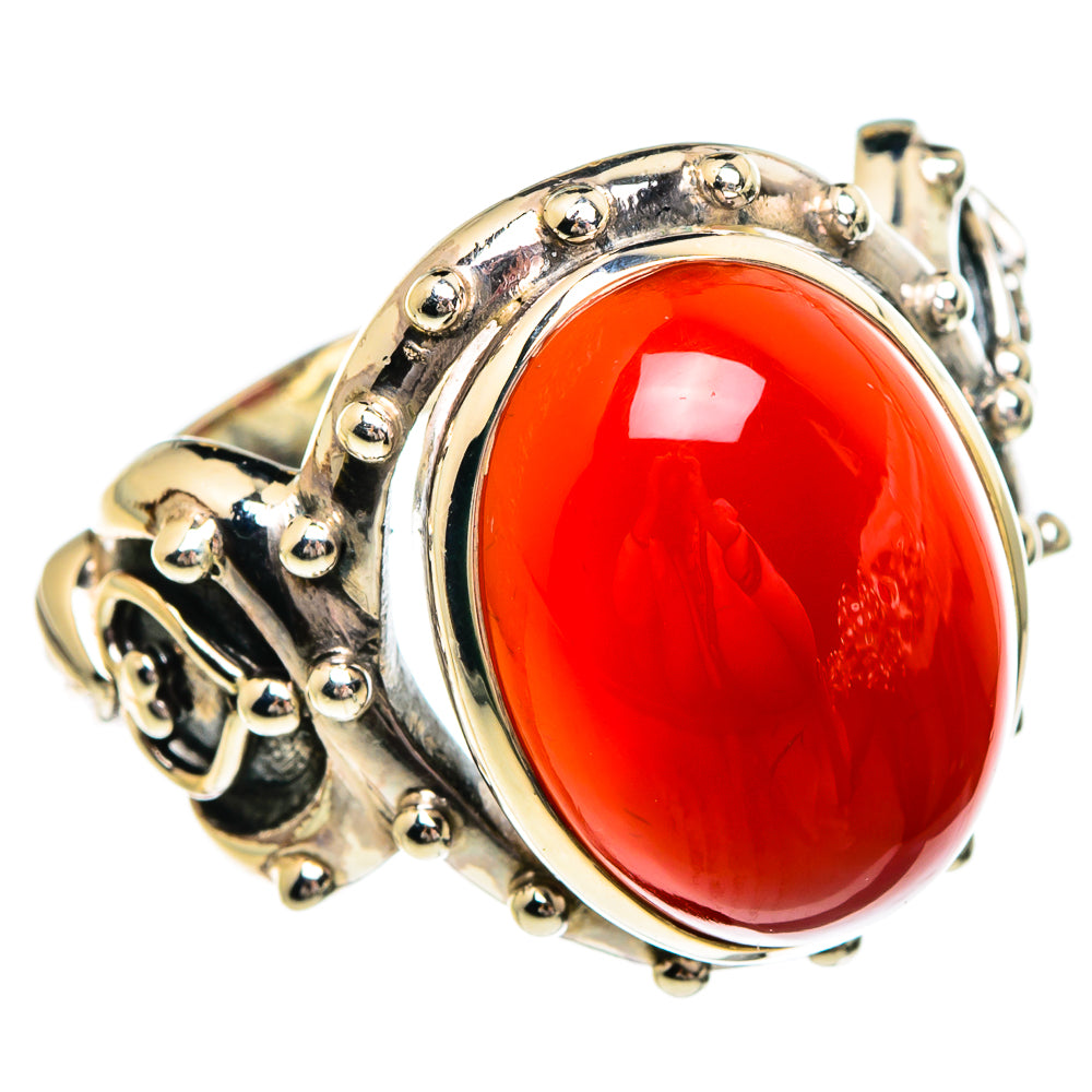 Red Onyx Rings handcrafted by Ana Silver Co - RING84365