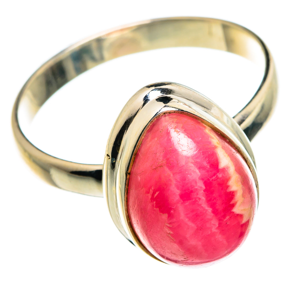 Rhodochrosite Rings handcrafted by Ana Silver Co - RING84367