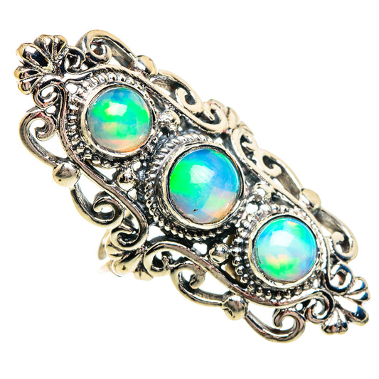 Ethiopian Opal Rings handcrafted by Ana Silver Co - RING84383