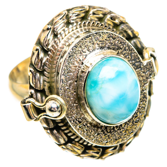 Larimar Rings handcrafted by Ana Silver Co - RING84386