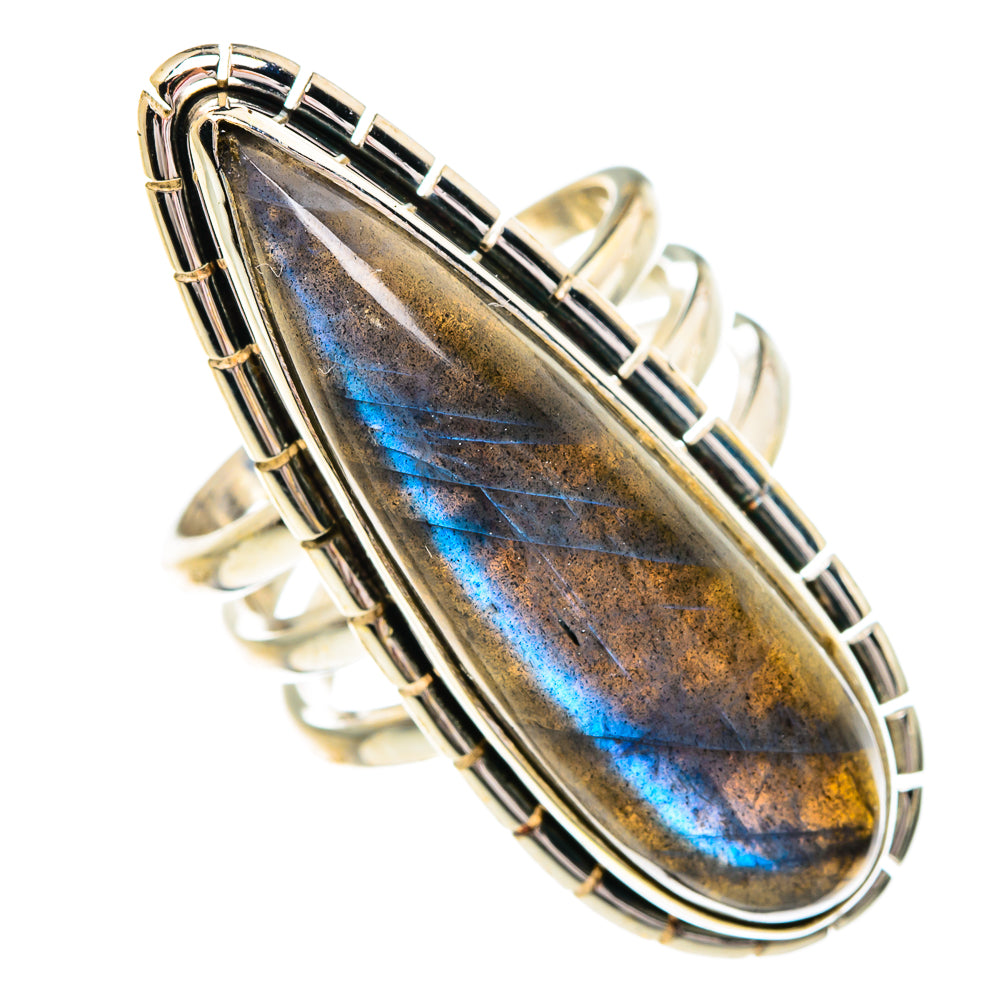 Labradorite Rings handcrafted by Ana Silver Co - RING84388