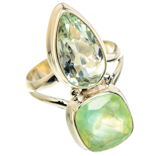 Prehnite Rings handcrafted by Ana Silver Co - RING84389
