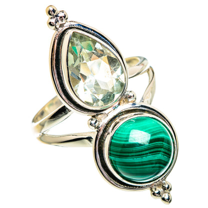 Malachite Rings handcrafted by Ana Silver Co - RING84390