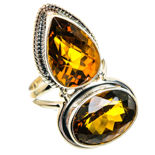 Mandarin Citrine Rings handcrafted by Ana Silver Co - RING84393