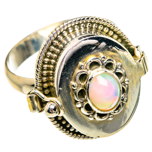 Ethiopian Opal Rings handcrafted by Ana Silver Co - RING84405