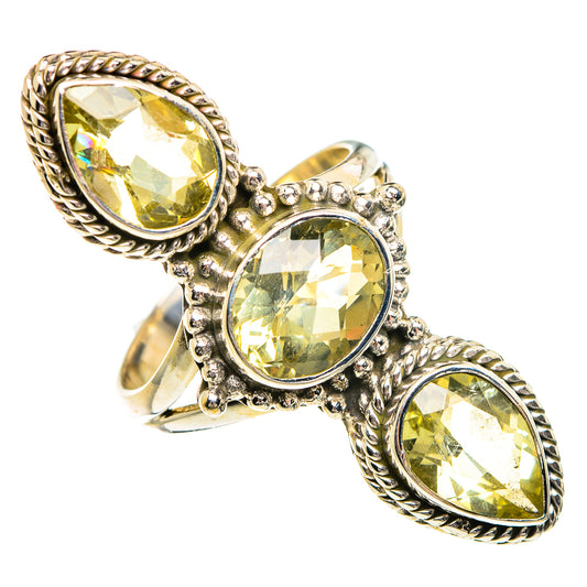 Citrine Rings handcrafted by Ana Silver Co - RING84406