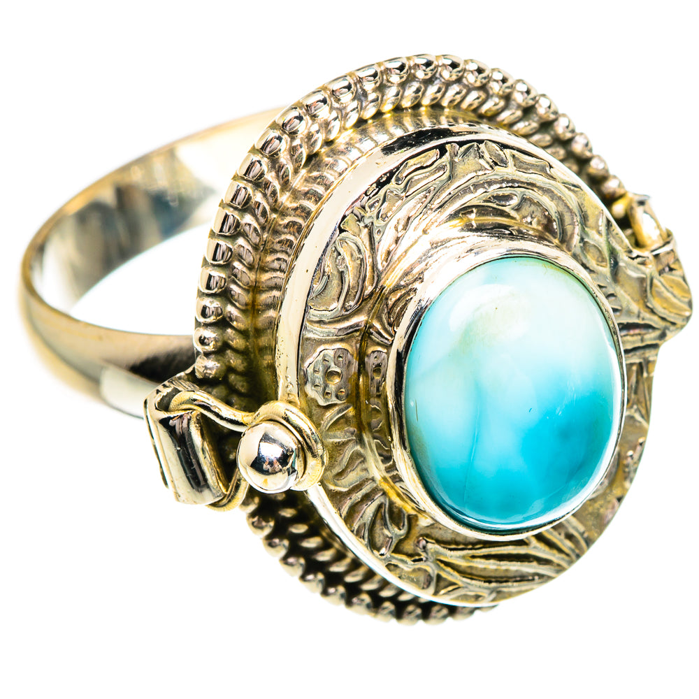 Larimar Rings handcrafted by Ana Silver Co - RING84408
