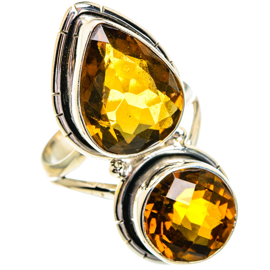 Mandarin Citrine Rings handcrafted by Ana Silver Co - RING84421