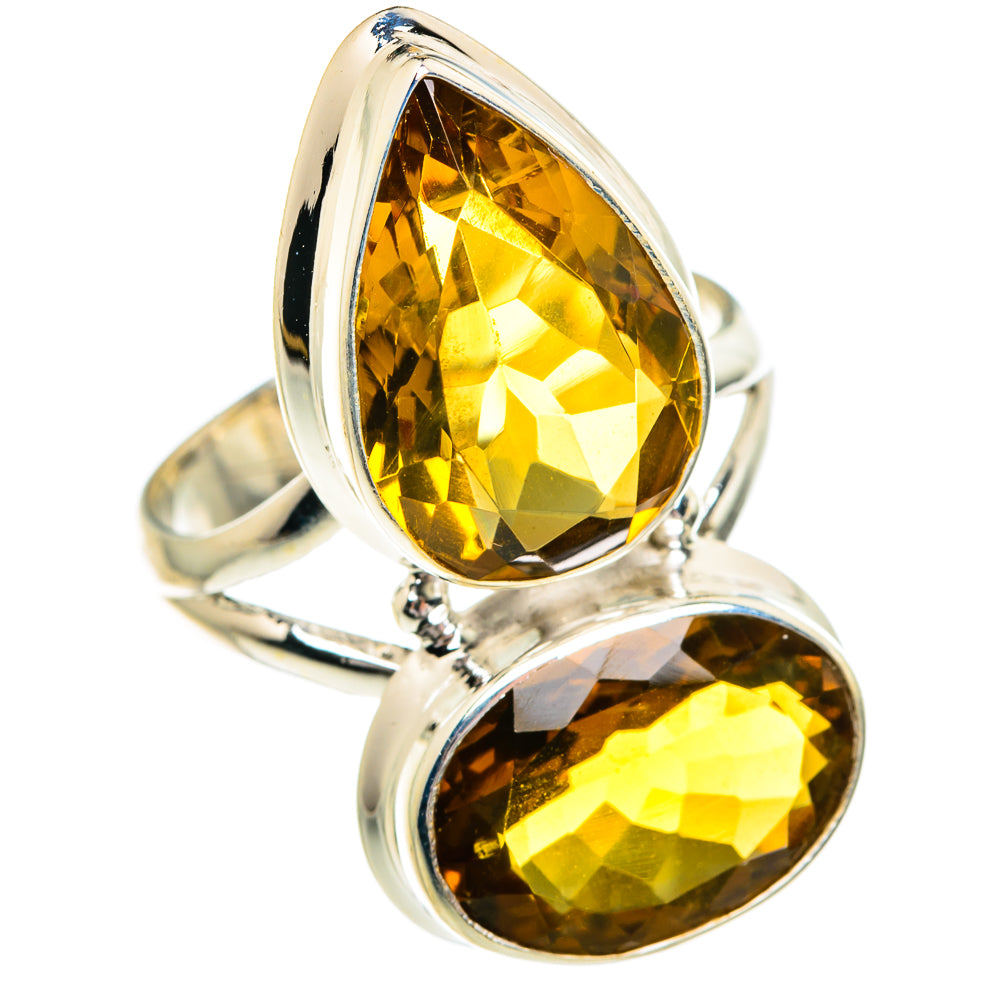 Mandarin Citrine Rings handcrafted by Ana Silver Co - RING84424
