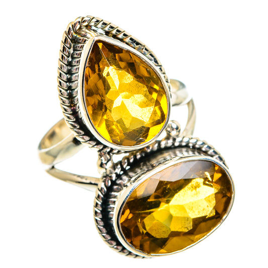 Mandarin Citrine Rings handcrafted by Ana Silver Co - RING84425