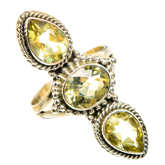 Citrine Rings handcrafted by Ana Silver Co - RING84430
