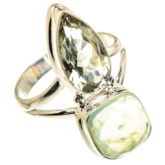 Prehnite Rings handcrafted by Ana Silver Co - RING84438