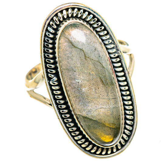 Labradorite Rings handcrafted by Ana Silver Co - RING84441