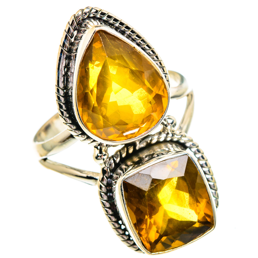 Mandarin Citrine Rings handcrafted by Ana Silver Co - RING84442