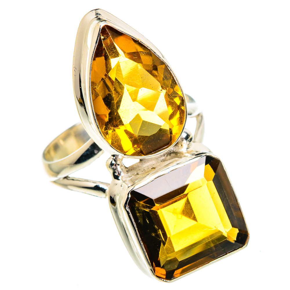 Mandarin Citrine Rings handcrafted by Ana Silver Co - RING84443