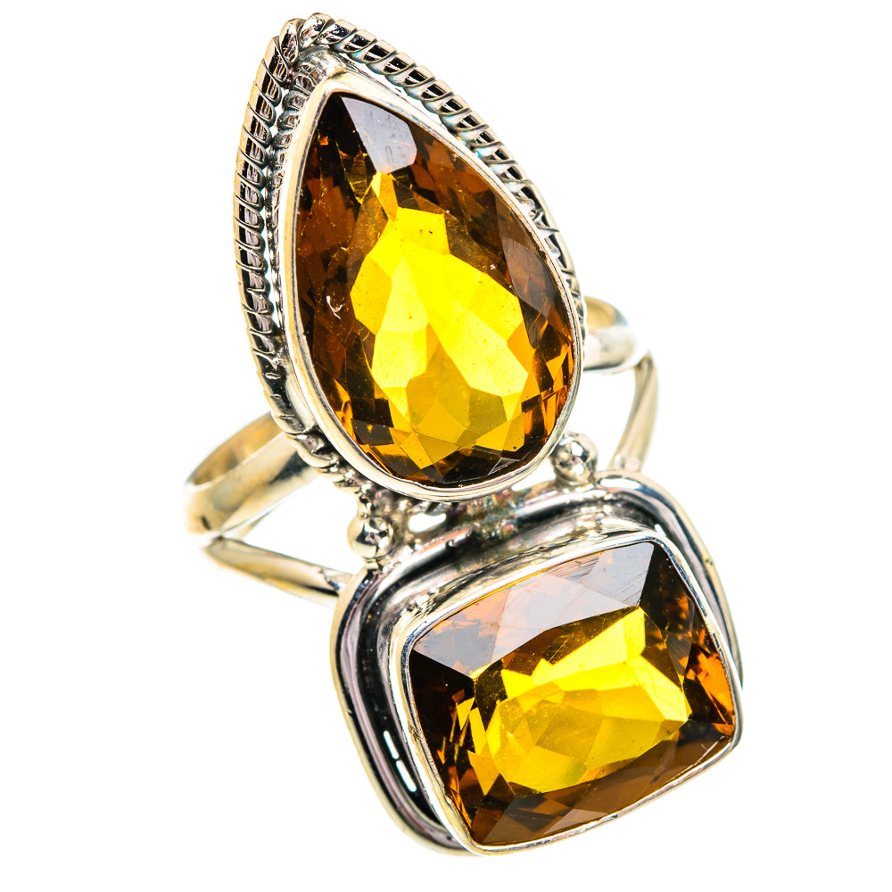 Mandarin Citrine Rings handcrafted by Ana Silver Co - RING84453