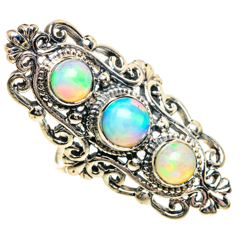 Ethiopian Opal Rings handcrafted by Ana Silver Co - RING84464
