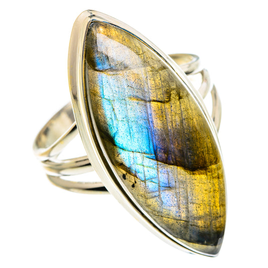 Labradorite Rings handcrafted by Ana Silver Co - RING84466