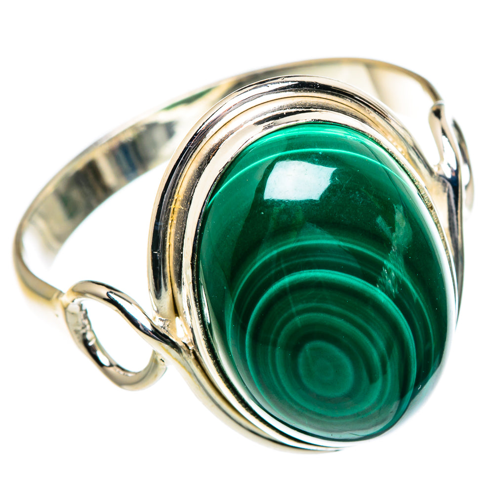 Malachite Rings handcrafted by Ana Silver Co - RING84481