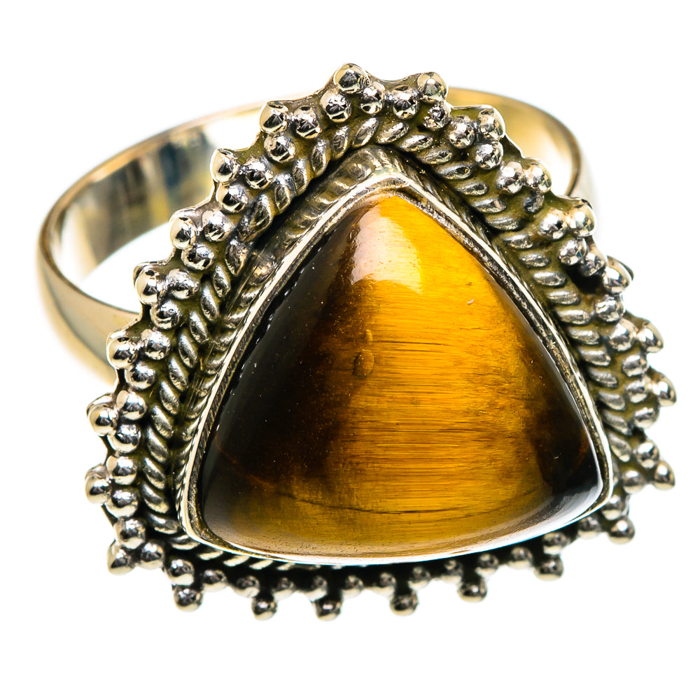 Tiger Eye Rings handcrafted by Ana Silver Co - RING84485