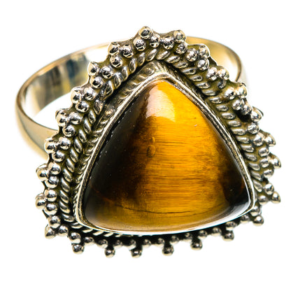 Tiger Eye Rings handcrafted by Ana Silver Co - RING84485