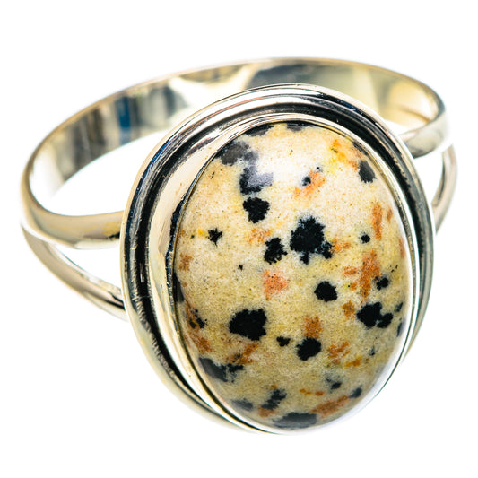 Dalmatian Jasper Rings handcrafted by Ana Silver Co - RING84490 - Photo 2