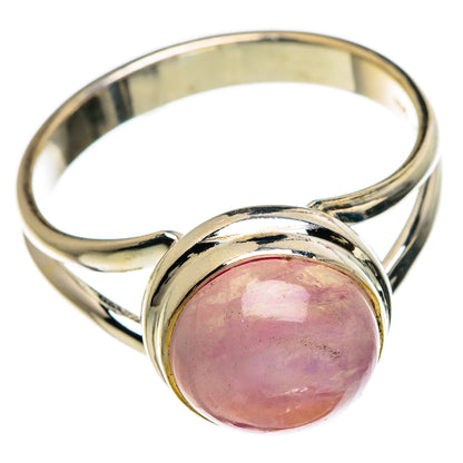 Rose Quartz Rings handcrafted by Ana Silver Co - RING84495