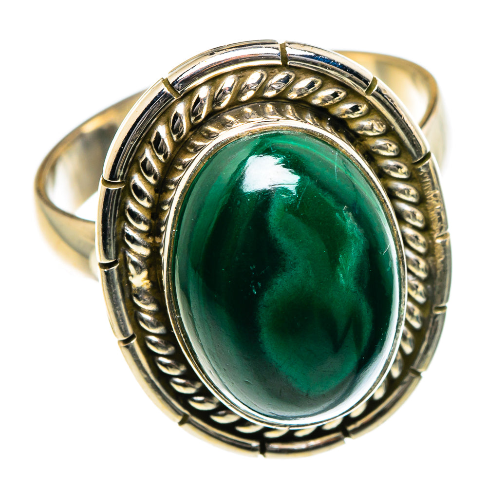 Malachite Rings handcrafted by Ana Silver Co - RING84517