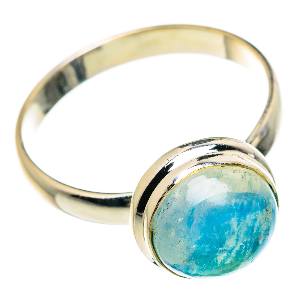 Rainbow Moonstone Rings handcrafted by Ana Silver Co - RING84519 - Photo 2