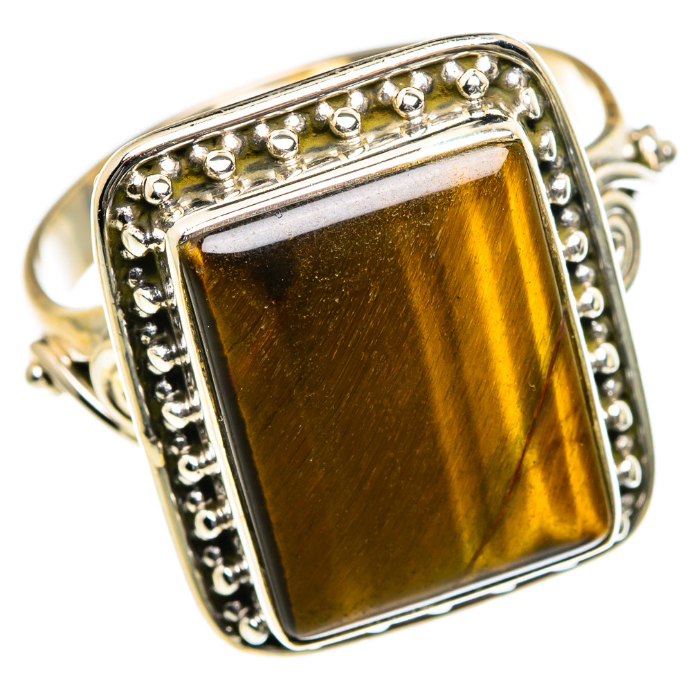 Tiger Eye Rings handcrafted by Ana Silver Co - RING84520