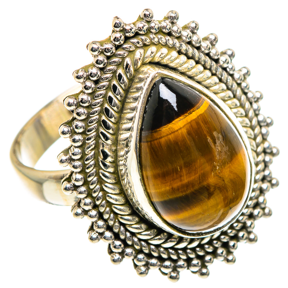 Tiger Eye Rings handcrafted by Ana Silver Co - RING84523