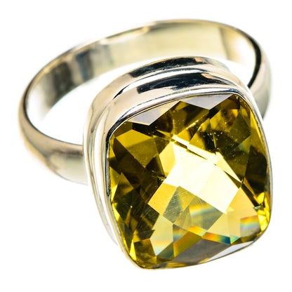 Lemon Quartz Rings handcrafted by Ana Silver Co - RING84545