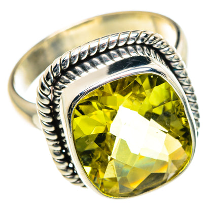 Lemon Quartz Rings handcrafted by Ana Silver Co - RING84547