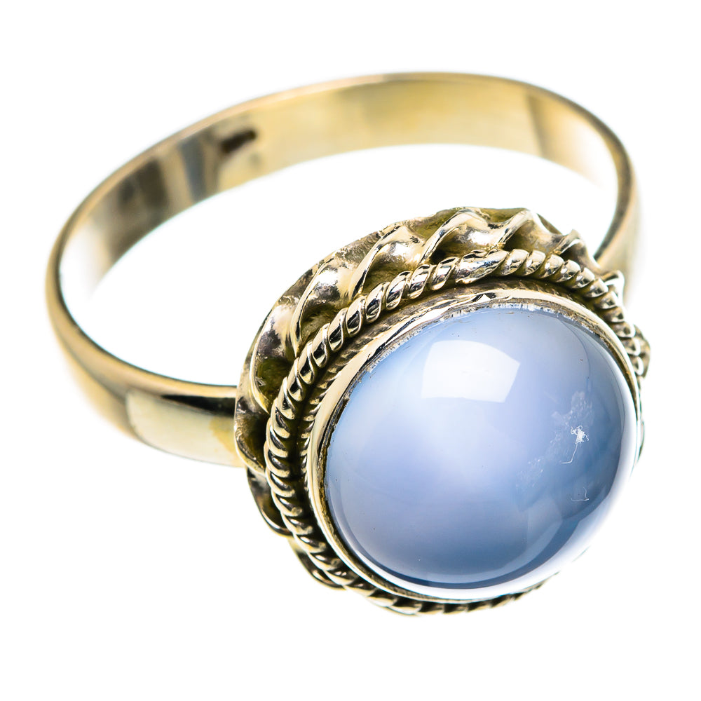 Aqua Chalcedony Rings handcrafted by Ana Silver Co - RING84550