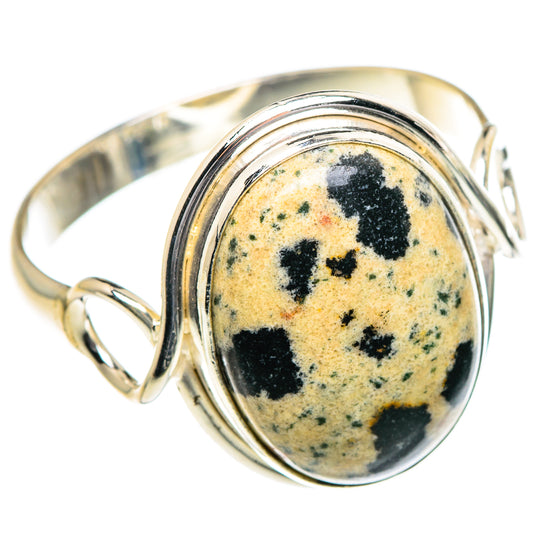 Dalmatian Jasper Rings handcrafted by Ana Silver Co - RING84560