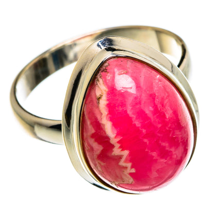 Rhodochrosite Rings handcrafted by Ana Silver Co - RING84567