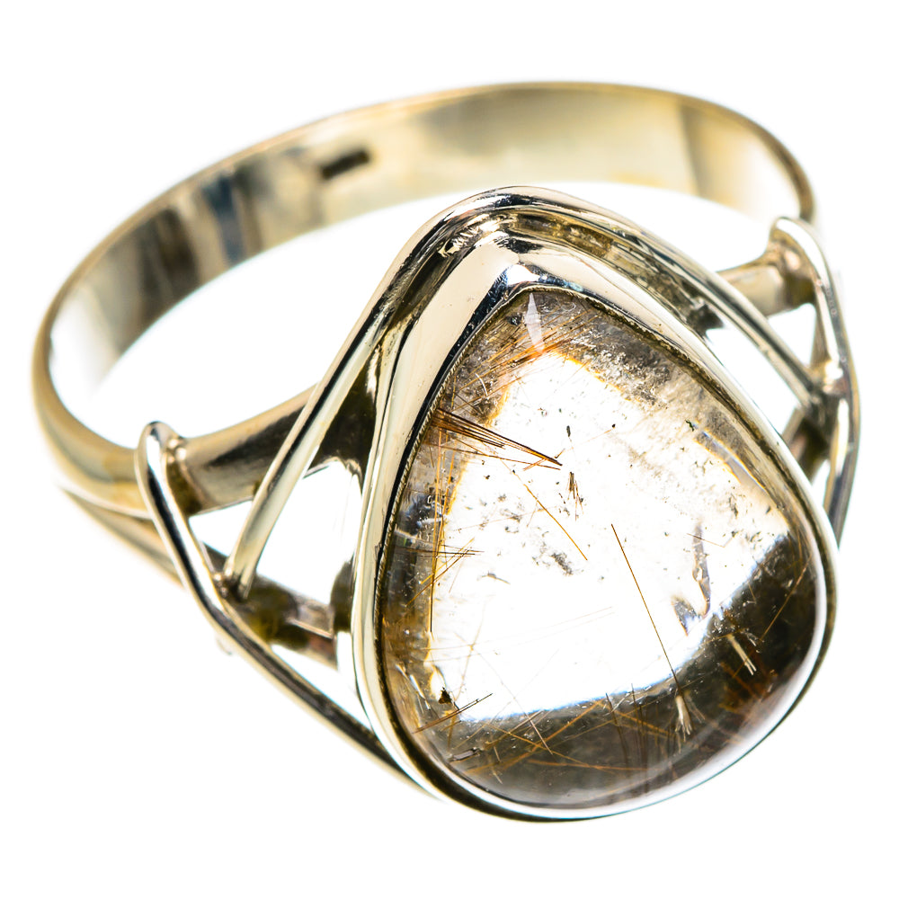 Rutilated Quartz Rings handcrafted by Ana Silver Co - RING84570