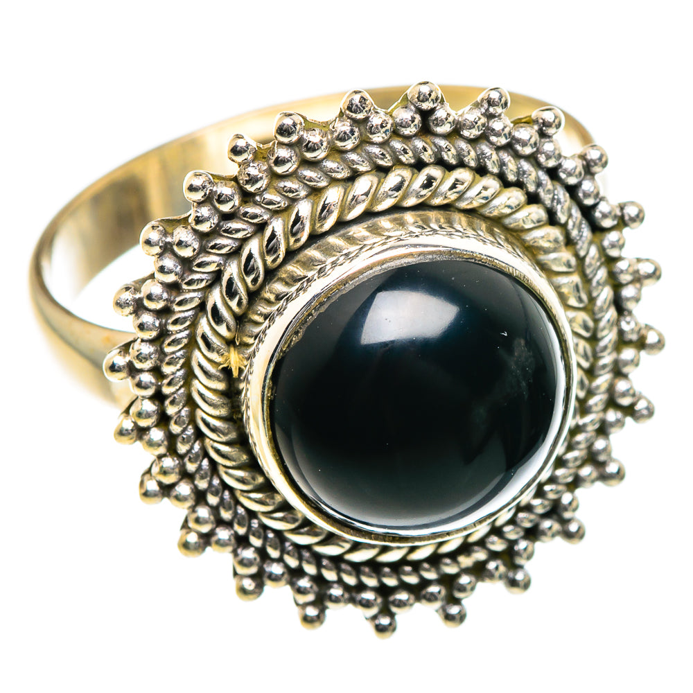 Black Onyx Rings handcrafted by Ana Silver Co - RING84573