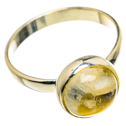 Yellow Moonstone Rings handcrafted by Ana Silver Co - RING84583 - Photo 2