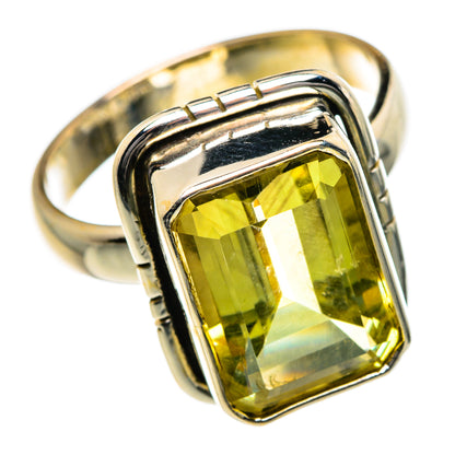 Lemon Quartz Rings handcrafted by Ana Silver Co - RING84584