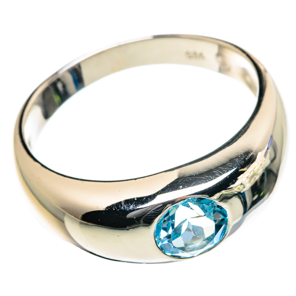 Blue Topaz Rings handcrafted by Ana Silver Co - RING84588