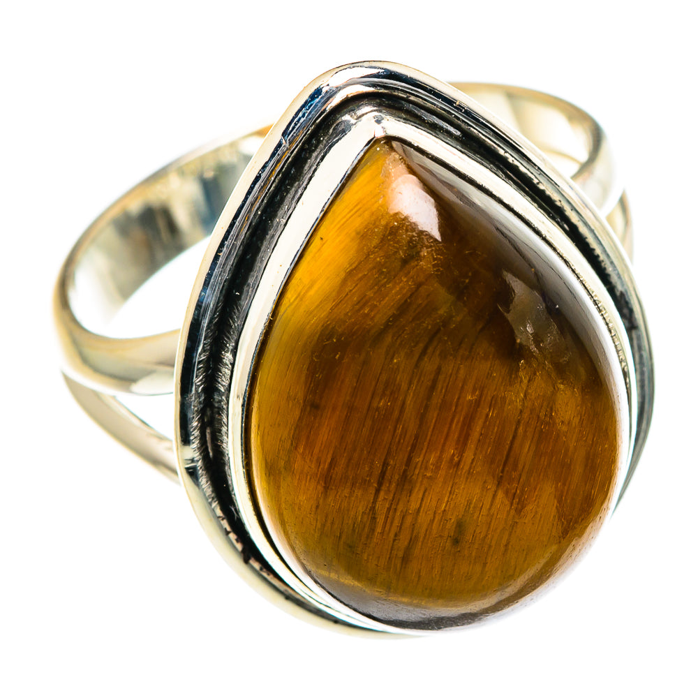 Tiger Eye Rings handcrafted by Ana Silver Co - RING84597