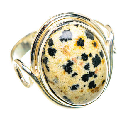 Dalmatian Jasper Rings handcrafted by Ana Silver Co - RING84600