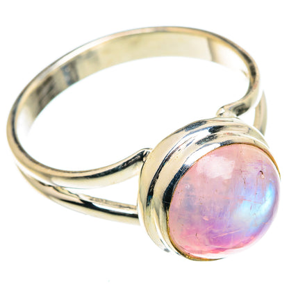 Pink Moonstone Rings handcrafted by Ana Silver Co - RING84605