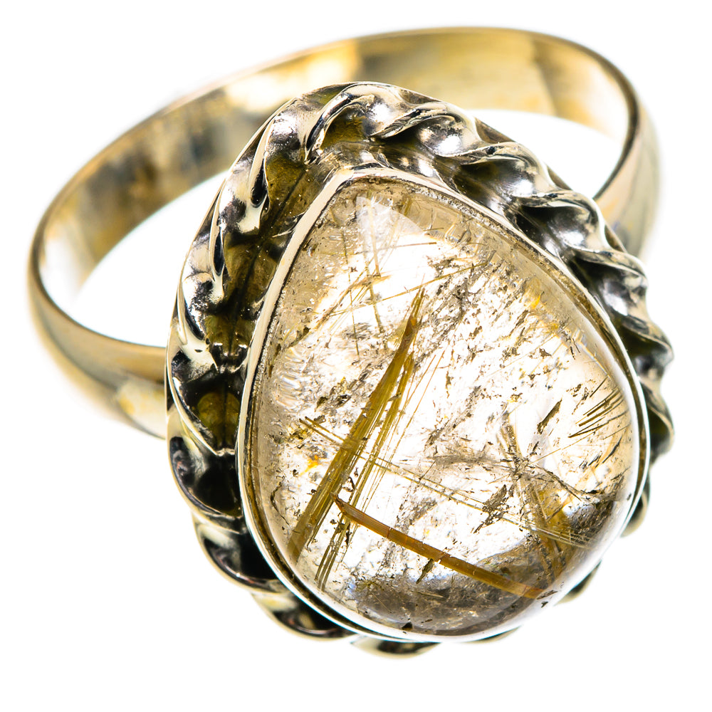 Tourmalinated Quartz Rings handcrafted by Ana Silver Co - RING84611